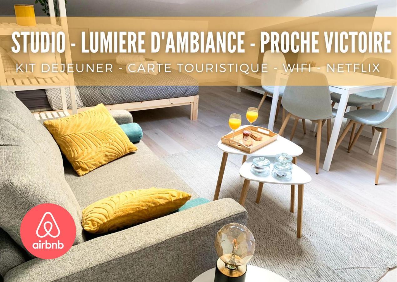 شقة بوردو  في Studio Avec Lumiere D'Ambiance - Proche Victoire المظهر الخارجي الصورة